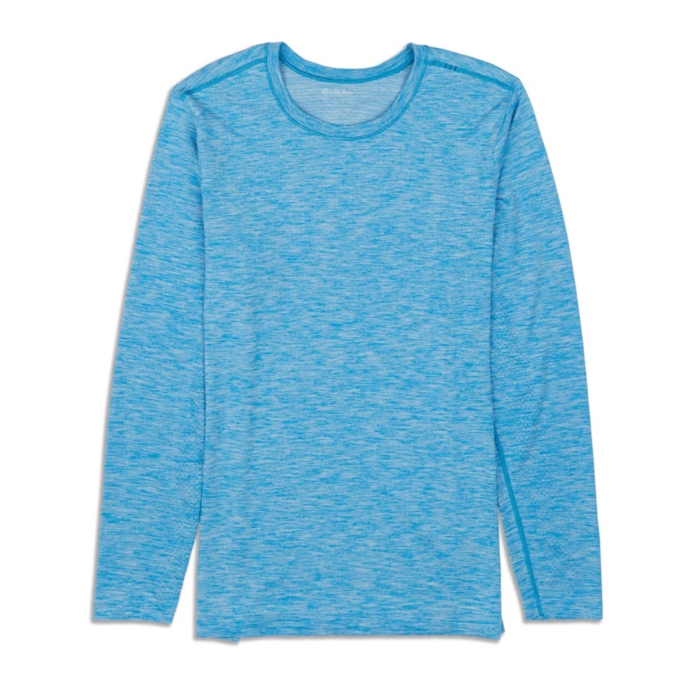 Lululemon. Metal Vent Tech Long Sleeve Shirt Blue. Size men’s medium.